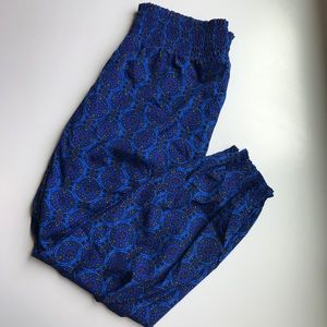 Aerie Printed Harem Pants/ Joggers